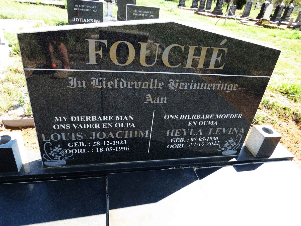 FOUCHE Louis Joachim 1923-1996 & Heyla Levina 1930-2022