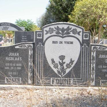 FOURIE Johan Nicolaas 1880-1961 &amp; Anna Susanna Sophia HAYWARD 1886-1969