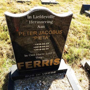 FERRIS Peter Jacobus 1939-2018