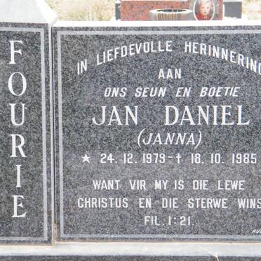 FOURIE Jan Daniel 1879-1985