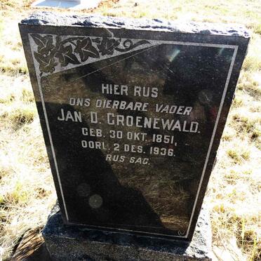 GROENEWALD Jan D. 1851-1936