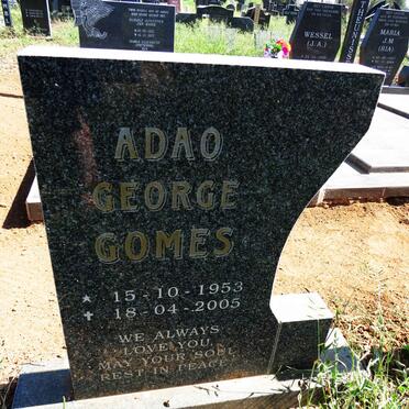 GOMES Adao George 1953-2005