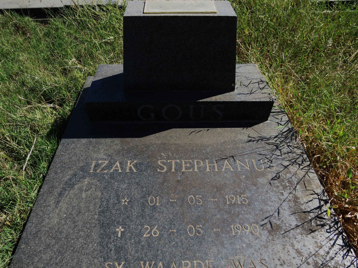 GOUS Izak Stephanus 1915-1990