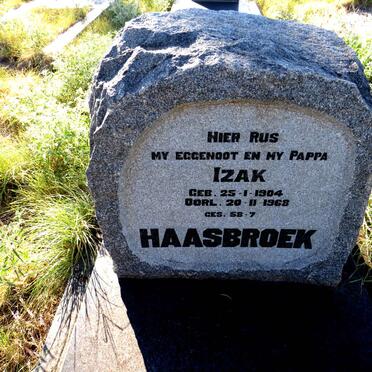 HAASBROEK Izak 1904-1968