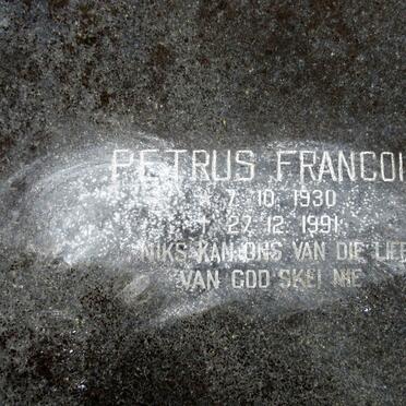 HUGO Petrus Francois 1892-1963 & Margaretha Aletta COMBRINK 1893-1975 :: HUGO Petrus Francois 1930-1991_2