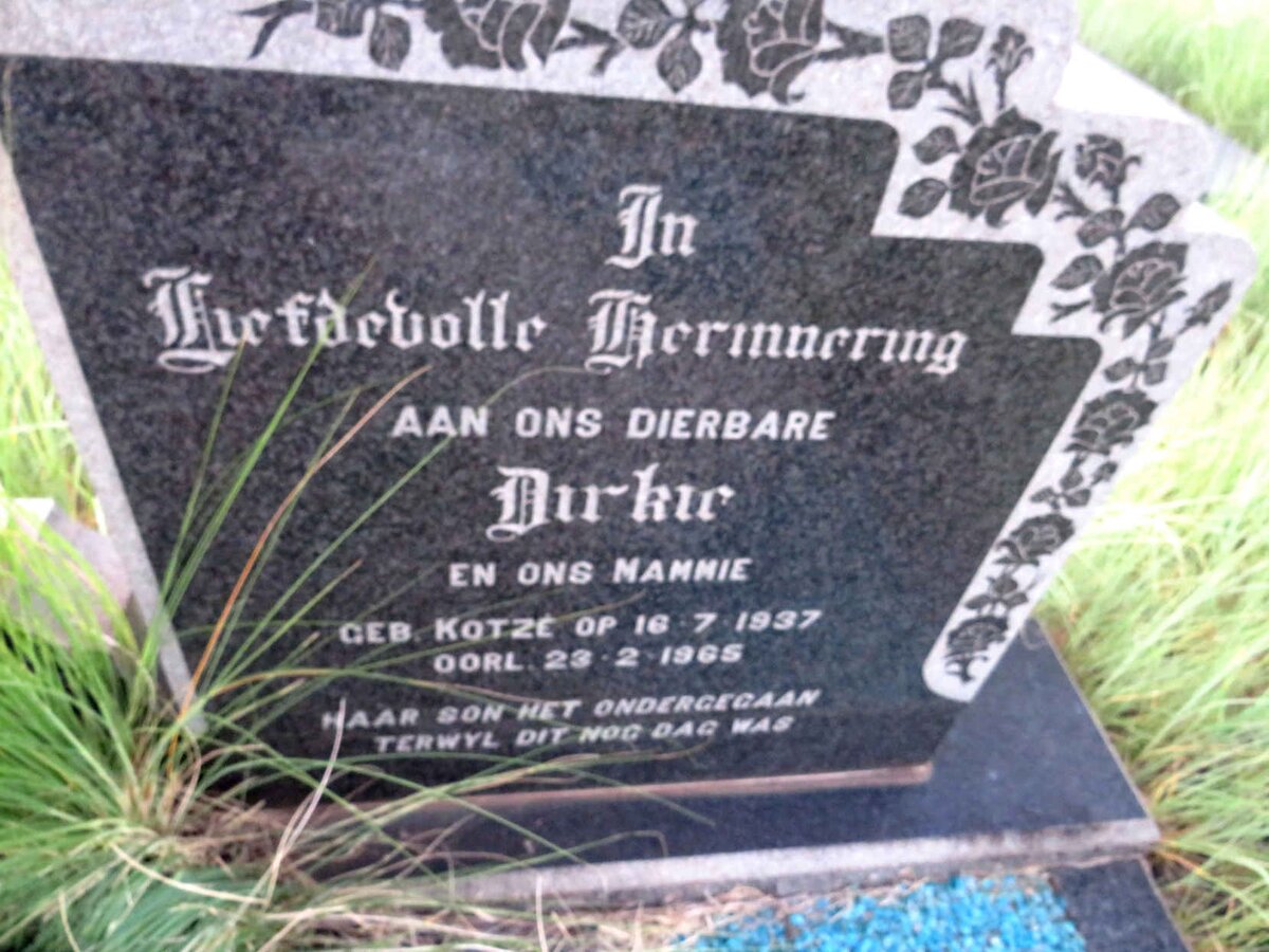 HAUMANN Danie 1936-1965 & Dirkie KOTZE 1937-1965_3