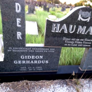 HAUMANN Gideon Gerhardus & Anna Sophia 1899-1973_2