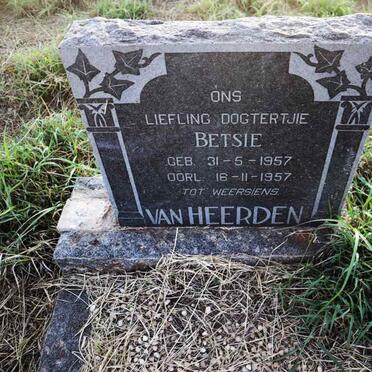 HEERDEN Betsie, van 1957-1957