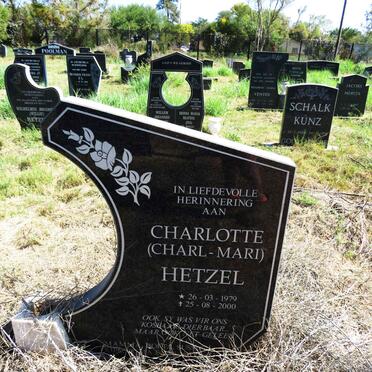 HETZEL Charlotte 1979-2000