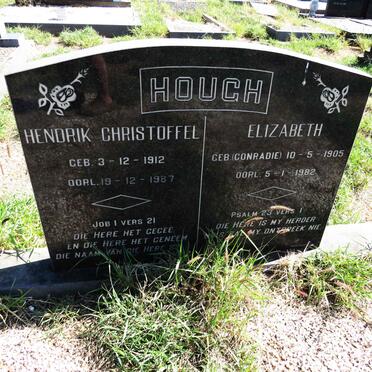 HOUGH Hendrik Christoffel 1912-1987 & Elizabeth CONRADIE 1905-1982