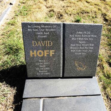 HOFF David 1953-1995