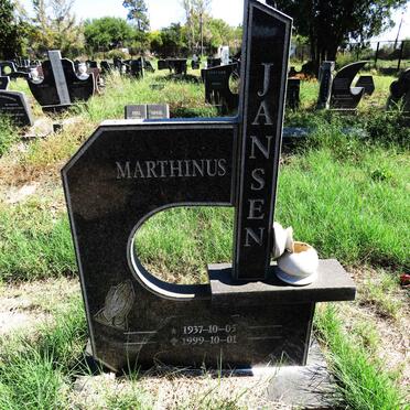 JANSEN Marthinus 1937-1999