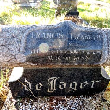 JAGER Francis Elizabeth, de 1903-1990