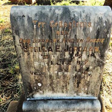 JORDAAN Stella E. 1928-1937