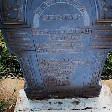 KROUKAMP Francois Wilhelmus 1862-1948