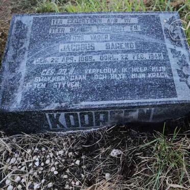 KOORSEN Jacobus Barend 1868-1948