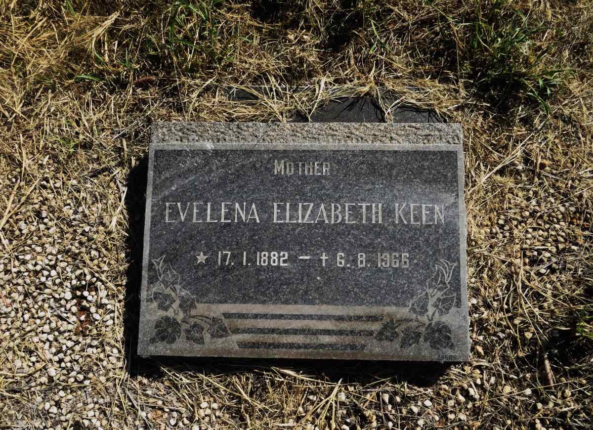 KEEN Evelena Elizabeth 1882-1966