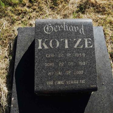 KOTZE Gerhard 1946-1987