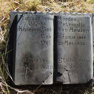 KNOESEN Jacoba Petronella nee VERMEULEN 1888-1936