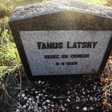 LATSKY Fanus 1959-1959