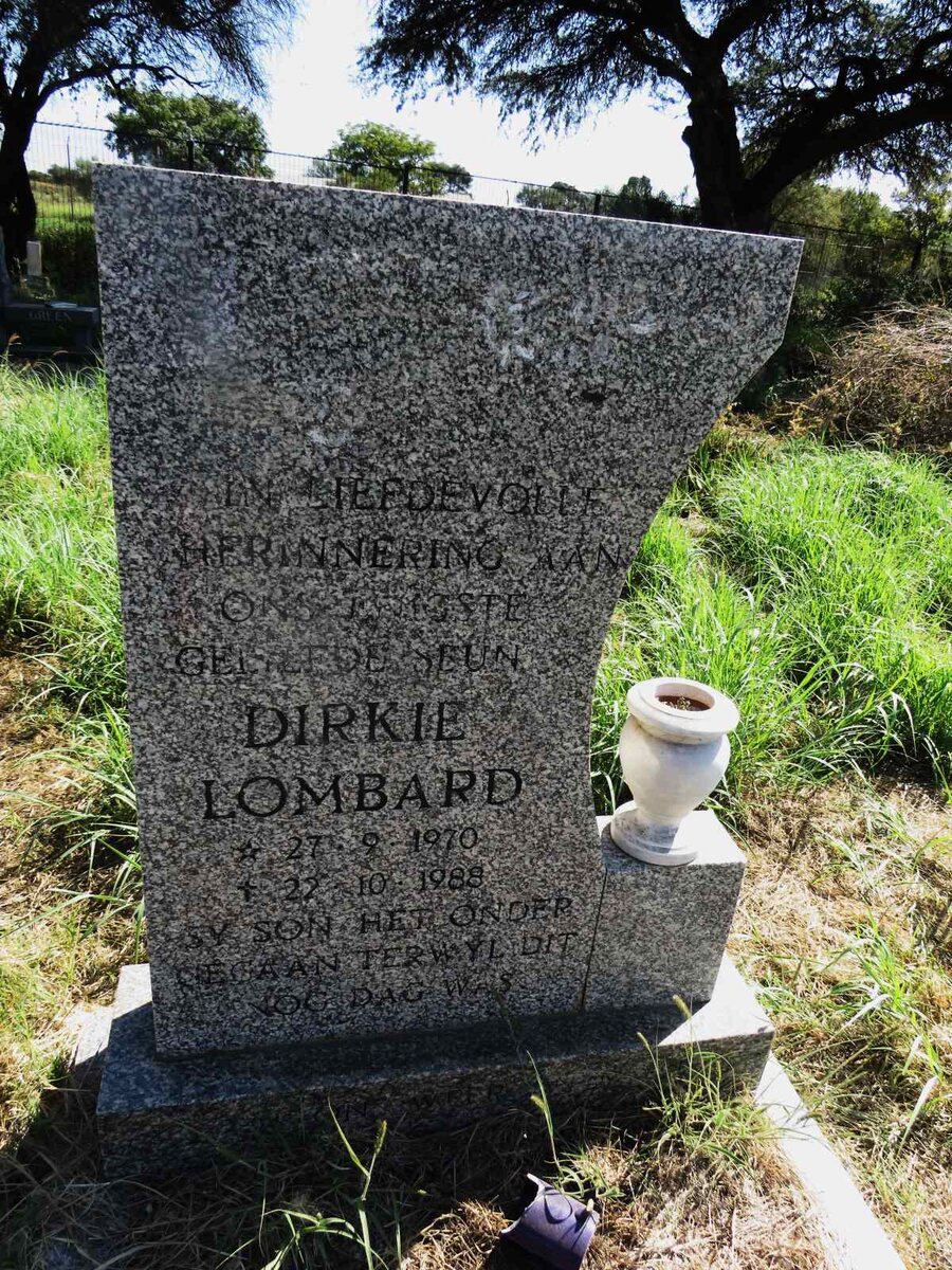 LOMBARD Dirkie 1970-1988