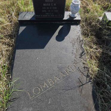 LOMBAARD Maria E.M. 1899-1986