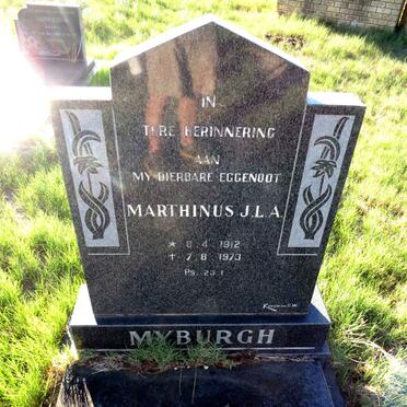 MYBURGH Marthinus J.L.A. 1912-1973