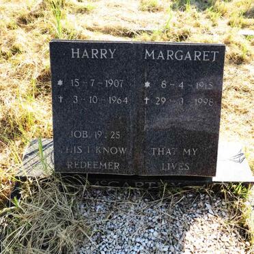 MCCARTHY Harry 1907-1964 & Margaret 1915-1998