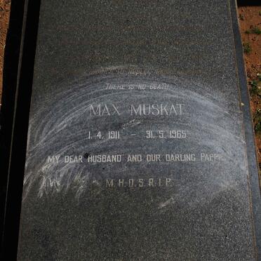 MUSKAT Max 1911-1965
