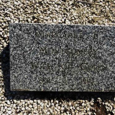 MONTGOMERY Margaret E. 1901-1993