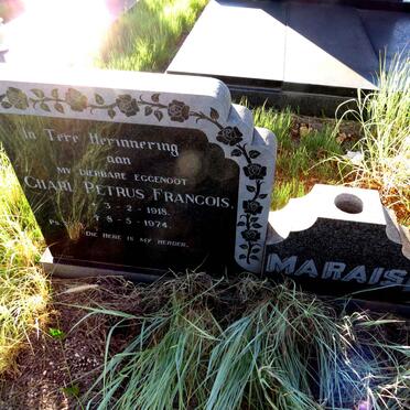 MARAIS Charl Petrus Francois 1918-1974 & Hester Susanna LOMBARD 1925-_1