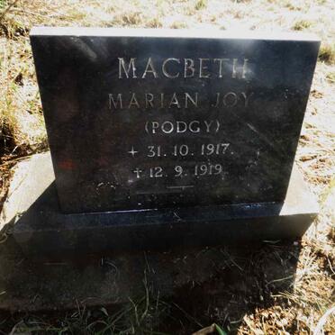 MACBETH Marian Joy 1917-1919