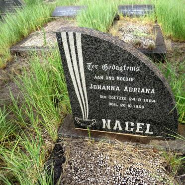 NAGEL Johanna Adriana nee COETZEE 1884-1963