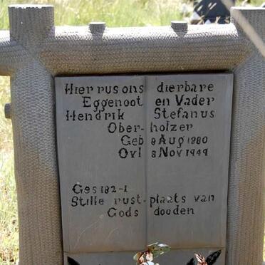 OBERHOLZER Hendrik Stefanus 1880-1949