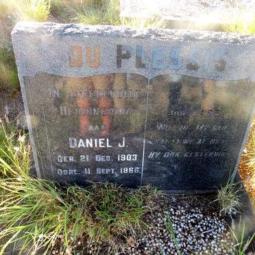 PLESSIS Daniel J., du 1903-1966