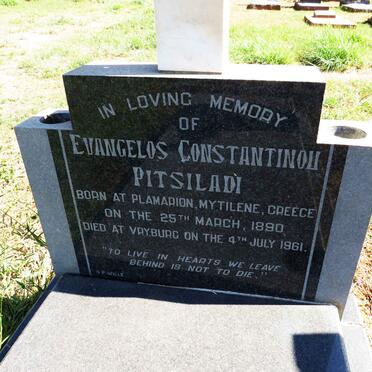 PITSILADI Evangelos Constantinou 1890-1961 