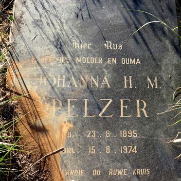 PELZER Johanna H.M. 1895-1974