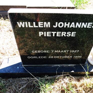 PIETERSE Willem Johannes 1927-1996
