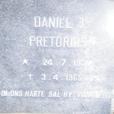 PRETORIUS Daniël J. 1937-1965