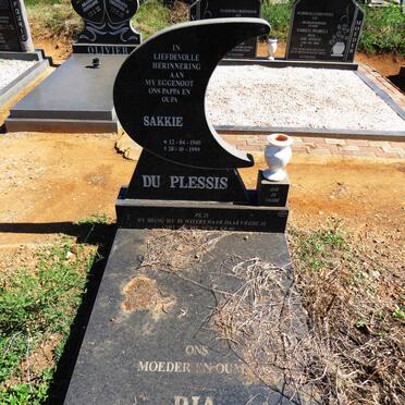 PLESSIS Sakkie, du 1949-1999 & Ria SMIT 1944-