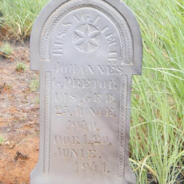 PRETORIUS Johannes G. 1940-1941