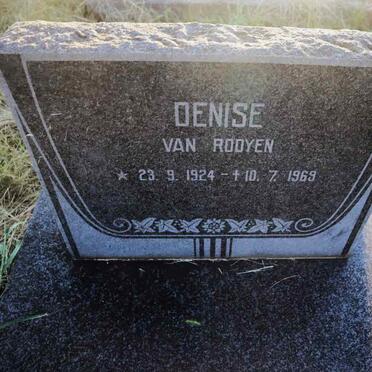 ROOYEN Denise, van 1924-1969
