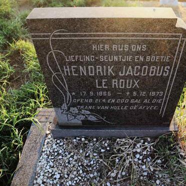 ROUX Hendrik Jacobus, le 1965-1973