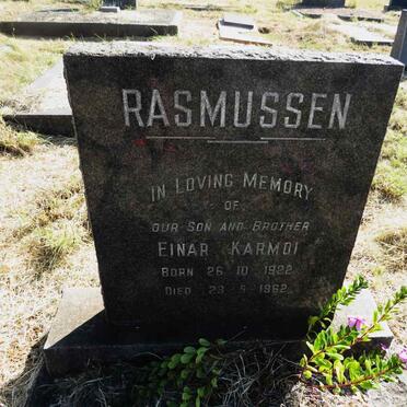 RASMUSSEN Einar Karmoi 1922-1962