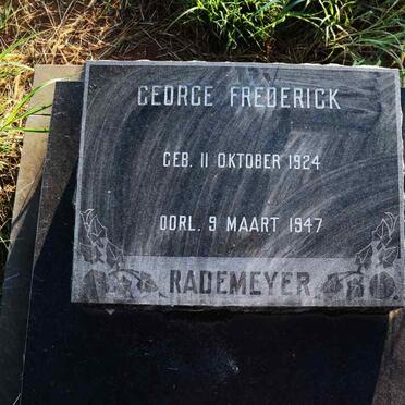 RADEMEYER George Frederick 1924-1947