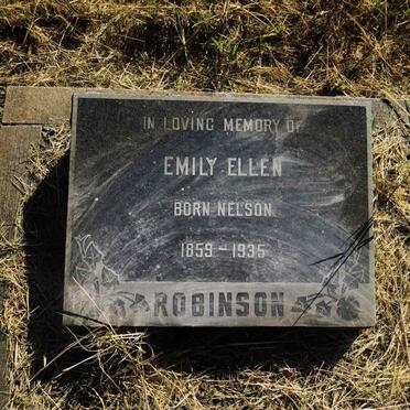 ROBINSON Emily Ellen nee NELSON 1859-1935