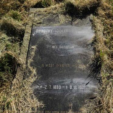 ROSSOUW Dorothy nee DAVIDSON 1893-1971