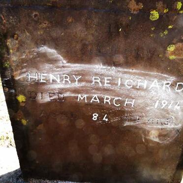 REICHARD Henry -1914