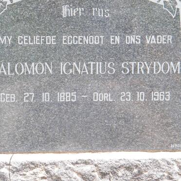 STRYDOM Salomon Ignatius 1885-1963