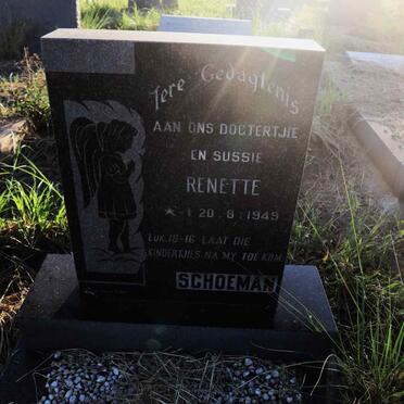 SCHOEMAN Renette 1949-1949